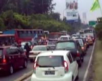 Usai Kampanye, Massa SBY-Boediono Macetkan Jalan