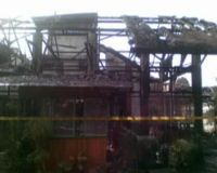 Pasca Terbakar, Restoran Di-police Line