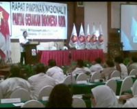 Rapimnas Gerindra Tak Dihadiri Mega