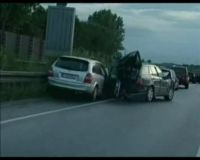 Tabrakan Beruntun di Jalan Tol