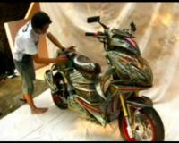 Motor Modifikasi Ibu RT
