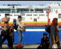 Pelabuhan Merak Mulai Padat