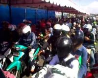 Suramadu Mulai Dibanjiri Pemudik Bermotor
