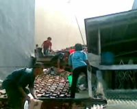 Pemukiman Padat di Penjaringan Terbakar