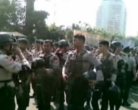 Gelar Pasukan Pengamanan Pelantikan DPR