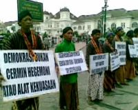 Aksi Tolak Referendum di Yogyakarta
