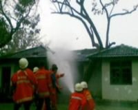 Buang Rokok Sembarangan, Gudang Thinner Terbakar