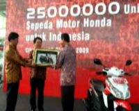 Motor ke-25 Juta Honda  