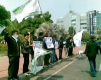 Mahasiswa Surabaya Kutuk Kekejaman Israel