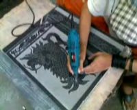 Bong Pay, Seni Pahat Batu Makam Cina