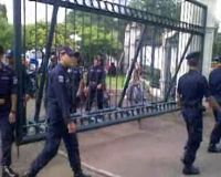 Persiapan Pengamanan di Sekitar Monas 