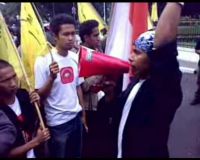 Massa PMII Jabar Turun ke Jalan