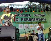 Konser Musik di Perbatasan bersama Naff 