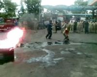 Simulasi Kebakaran Para Lurah
