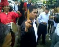 Massa Nasrudin Datangi PN Jaksel