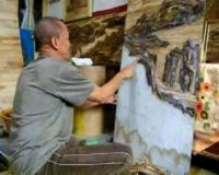 Indah Lukisan Pelepah Pisang