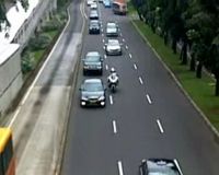 Jelang Demo, Jalan Sudirman Lengang