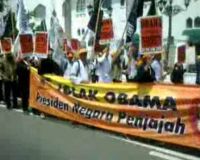 Aksi Tolak Kedatangan Obama ke Indonesia