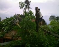 Puting Beliung Melanda Bandung