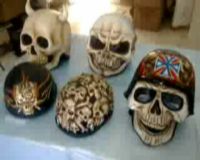 Helm Tengkorak Ala Ghost Bikers