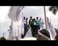 Massa dari FSPMI Demo Istana