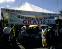 Dishub Gelar Uji Emisi Gratis