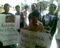 Puluhan Jurnalis Kecam Pengeroyokan Wartawan