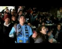 Fans Uruguay dan Meksiko Berpesta