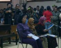 Janda Pahlawan Baca Pledoi