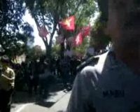 Aksi Dorong Warnai Demo Aktivis LMND