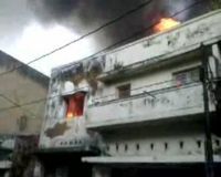 Puluhan Rumah Terbakar di Jalan Veteran