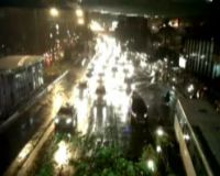 Jalan Thamrin Tergenang, Lalin Macet Parah