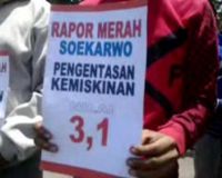 Mahasiswa Saling Dorong dengan Polisi