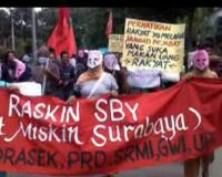 Raskin Demo Kedatangan SBY