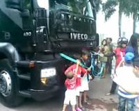 Limbad Stop Sementara Aksi Tarik Truk