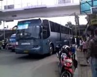 Bus TransJ Tabrak Gorengan 
