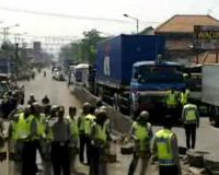 Blokir Dibuka, Lalin Raya Porong Mulai Mencair