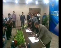 Menteri BUMN dan KPK Teken Mou Anti Korupsi
