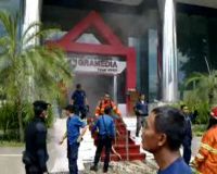 Kebakaran di Toko Buku Gramedia