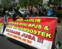 Demo di Jamsostek, 400 Polisi Berjaga