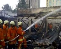 Kebakaran di Menteng Pulo 