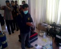 BNN Olah TKP Pabrik Sabu di Sentul City