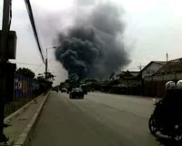 Gudang Barang Bekas Terbakar