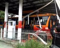 Bus TransJakarta Meledak di SPBG