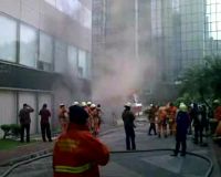 Gedung Plaza Niaga Terbakar
