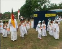 Ratusan Siswa TK Latihan Menjadi Haji Cilik