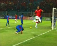 Timnas Sepakbola Pesta Setengah Lusin Gol