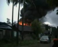 Toko Bangunan Hangus Terbakar
