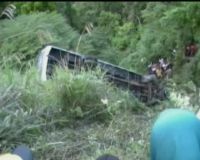 Bus Masuk Jurang, 4 Tewas, Belasan Terluka