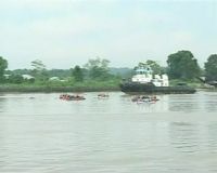 Evakuasi Korban Jembatan
